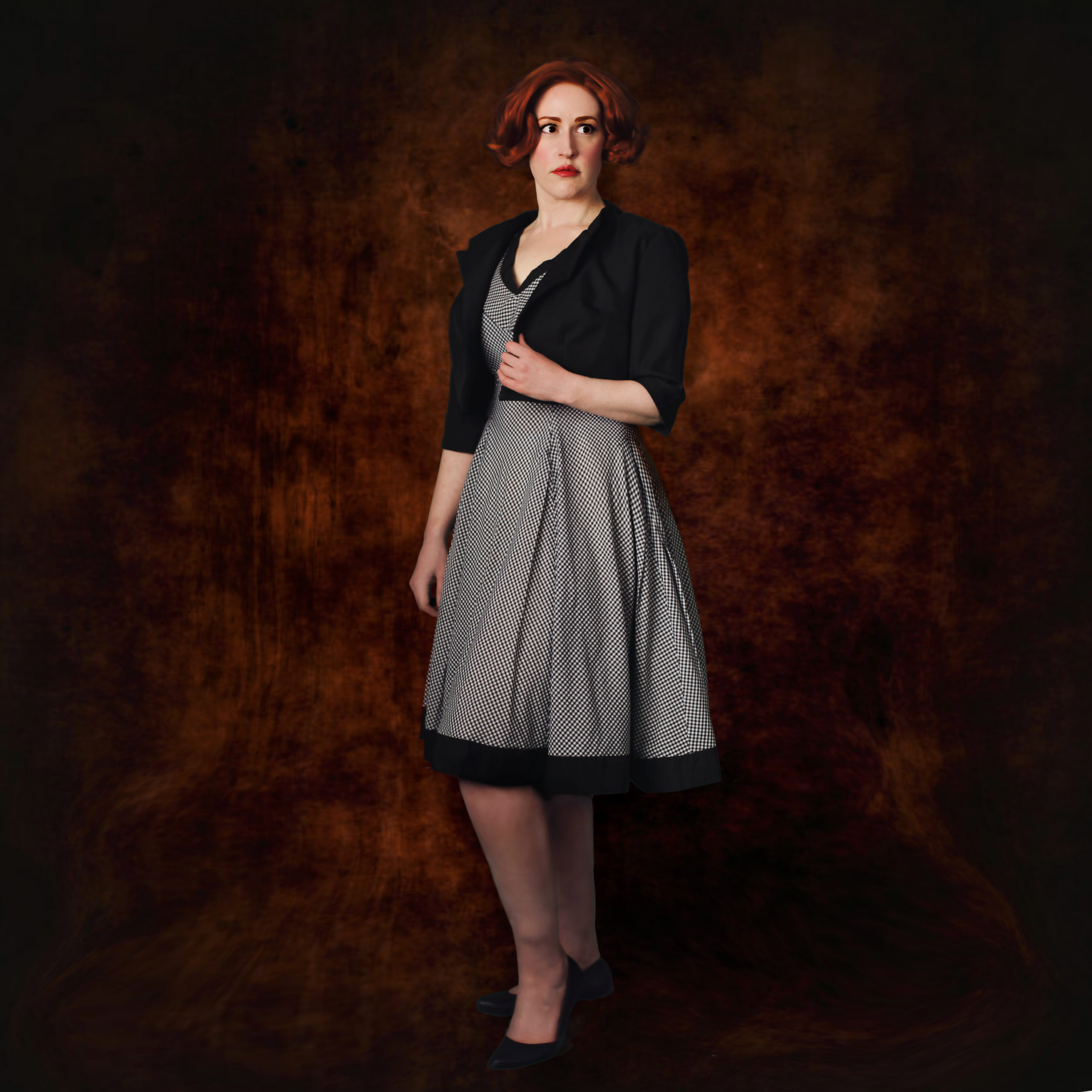 beth harmon black and white dress Where Do You Get Clothes Like on 'Queen's Gambit'?
